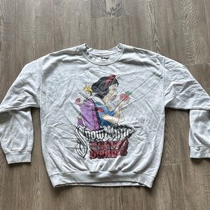 Disney Gray Snow White Graphic Sweatshirt